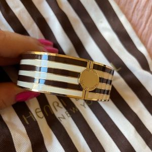CLASSIC STRIPE HENRI BENDEL cuff bracelet